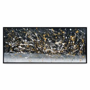 Gold Splash – Abstract Panorama by Decent Framing