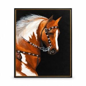 Arabian Horse Portrait by Decent Framing